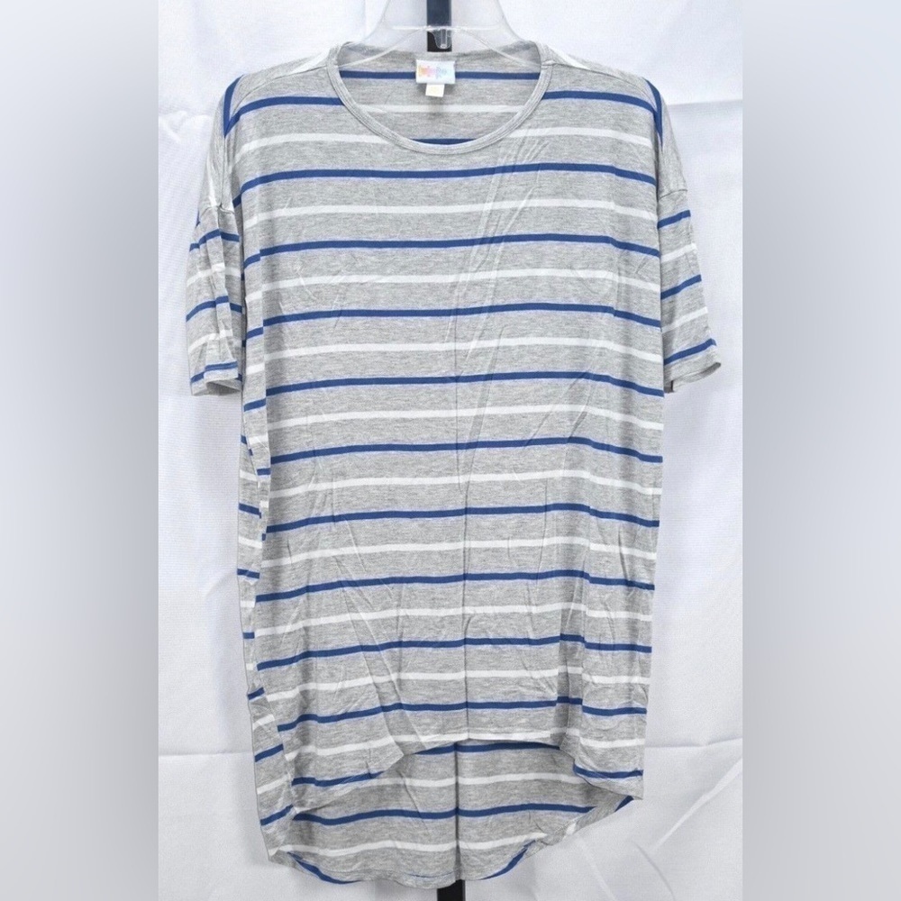 LuLaRoe short sleeve striped top size XXS - Picture 1 of 5